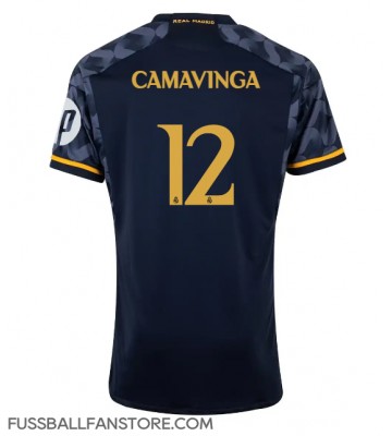 Real Madrid Eduardo Camavinga #12 Replik Auswärtstrikot 2023-24 Kurzarm